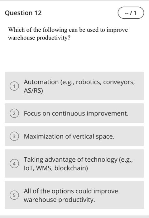 10-13 answer asap Which of the following would