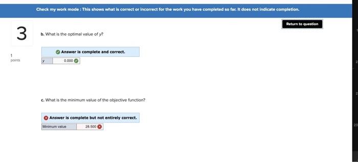 Check my work mode : This shows what is correct