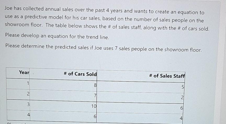 please show all work Joe has collected annual
