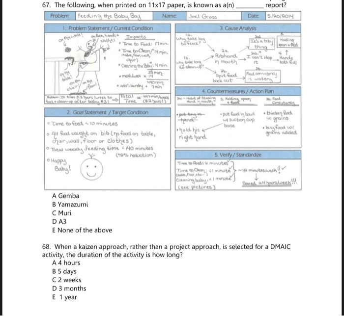 67. The following, when printed on 11x17 paper,