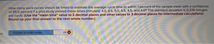 need help, please How many work cycles should be