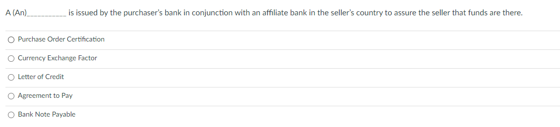 18. In Lesson on Global Sourcing, there was a