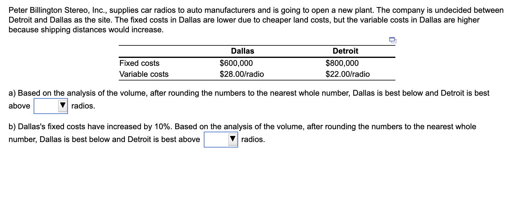 Peter Billington Stereo, Inc., supplies car