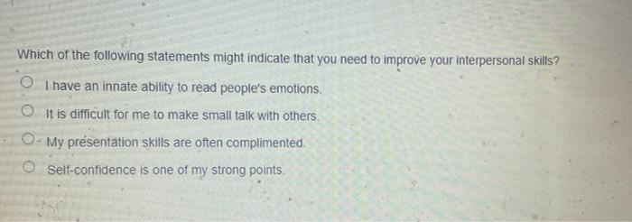 A key part of making self-awareness and