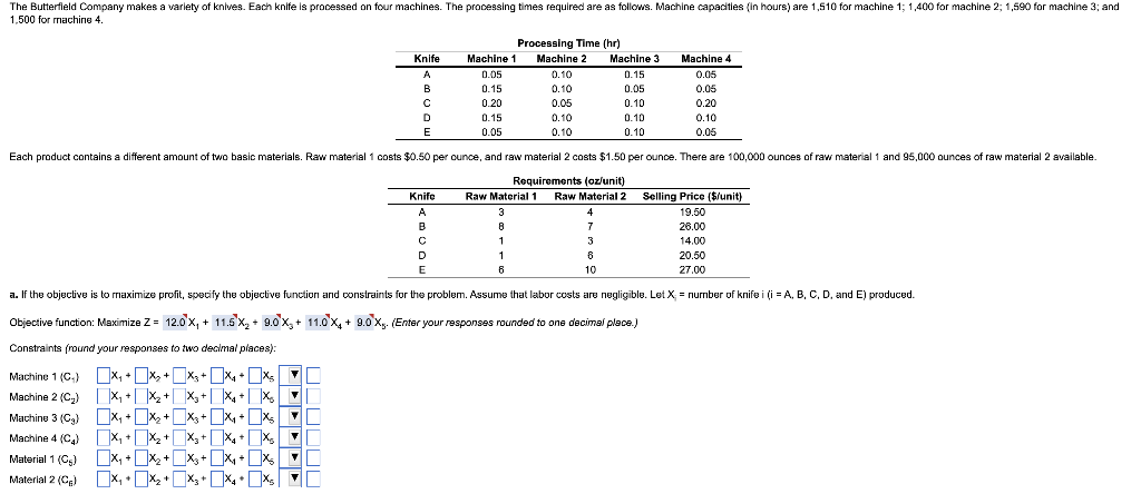 The Butterfield Company makes a varlety of