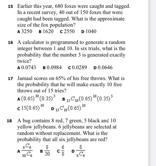 15 Earlier this year, 680 foxes were caught and