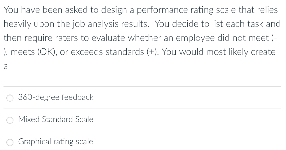 The main benefit of using a BARS rating scales is