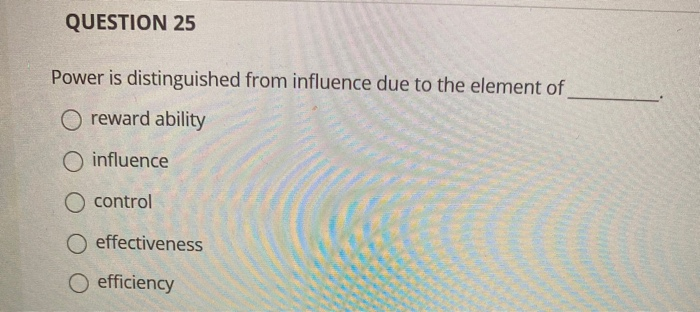 QUESTION 17 What is the reasoning behind role