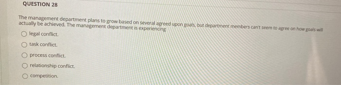 QUESTION 17 What is the reasoning behind role