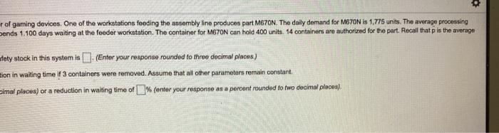 r of gaming devices. One of the workstations
