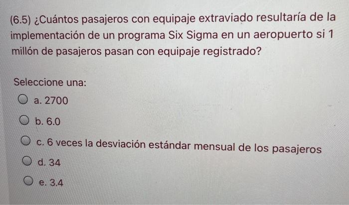 In English (6.5) Cuntos pasajeros con equipaje