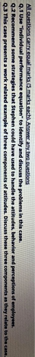 All questions carry equal marks (5 marks each).
