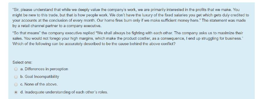 "Sir, please understand that while we deeply