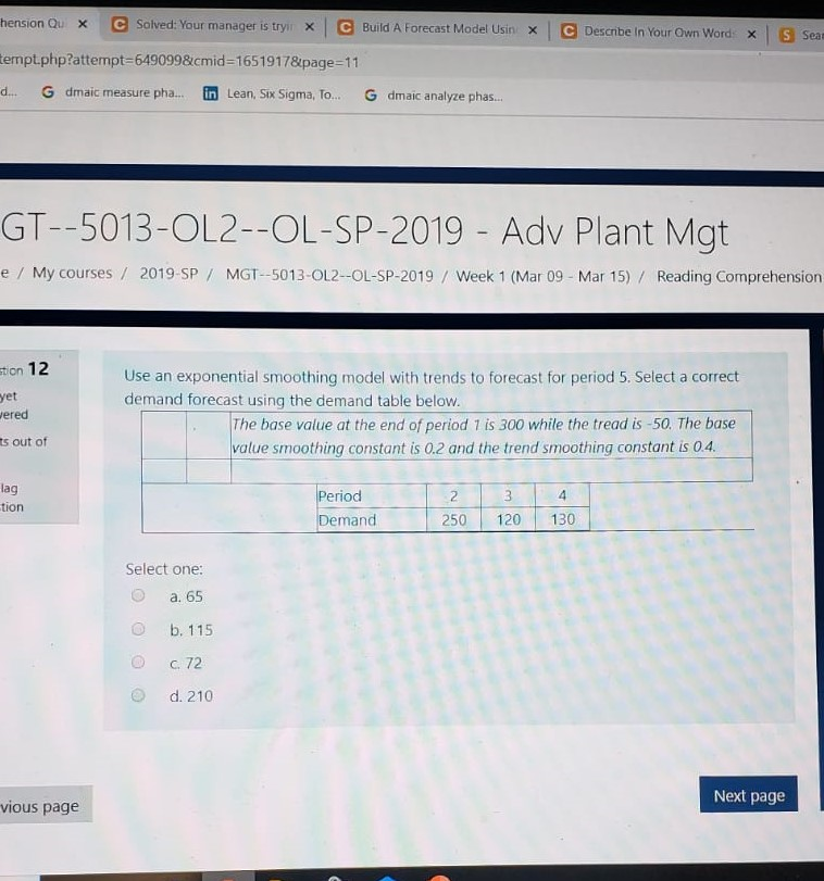 mension Qux C Solved: Your manager is tryir x C