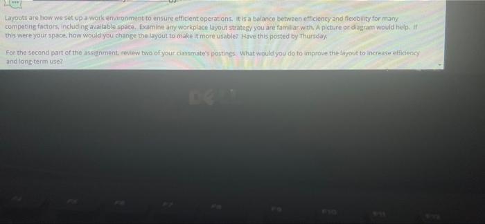 Layout Strategy: Layouts are now we set up a work