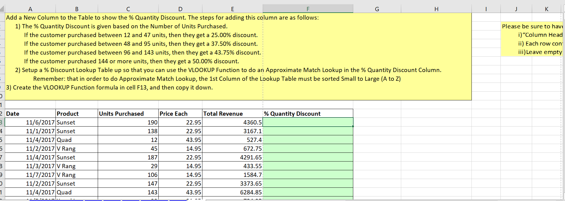F J K A B D E G H Add a New Column to the Table