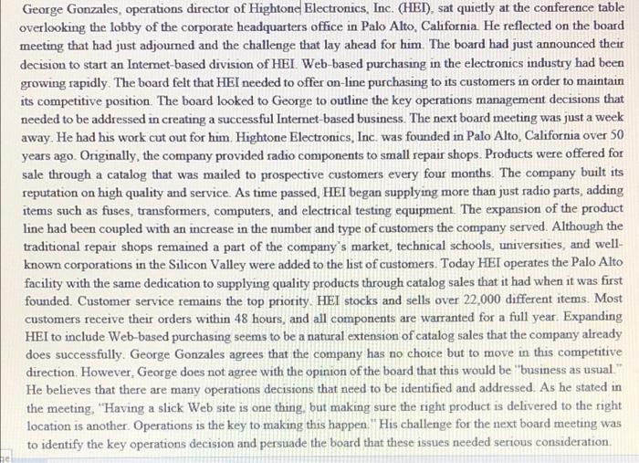 George Gonzales, operations director of Hightone