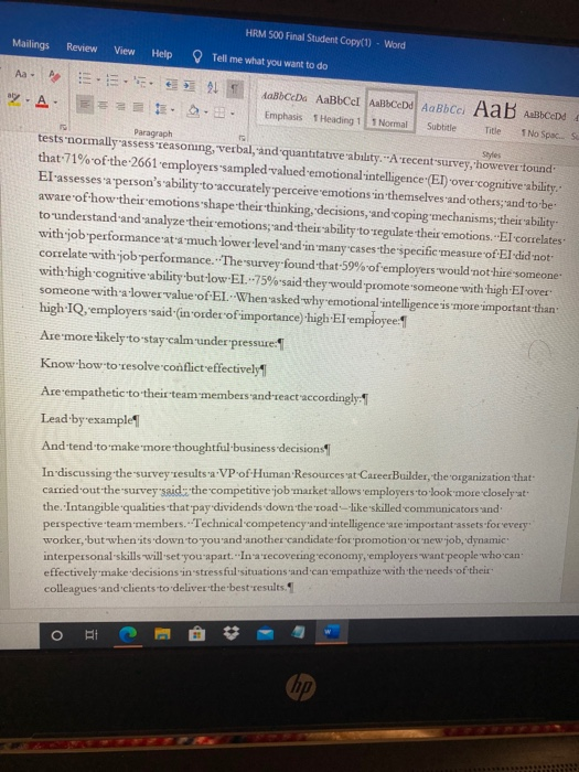 Title 1 No Spac... Su Styles Paragraph Emotional