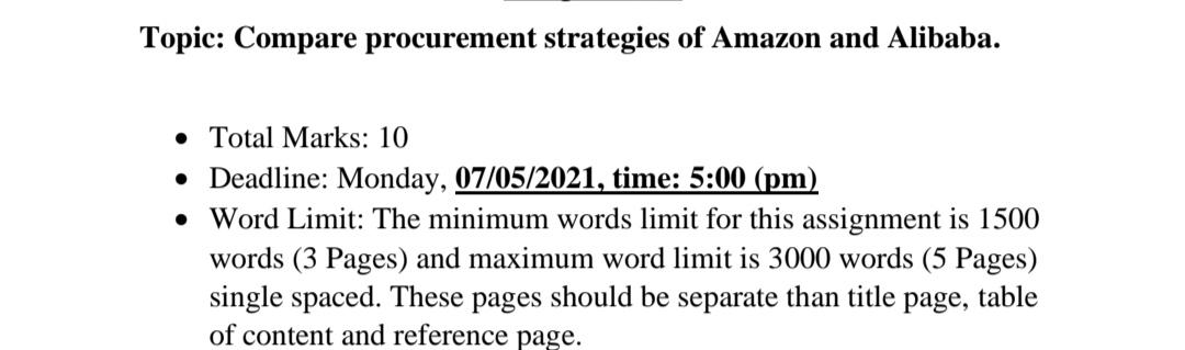 Word Limit 1500-3000 . Please Avoid Plager ism