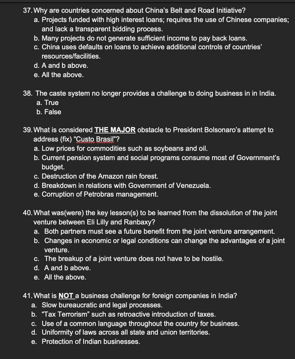 37. Why are countries concerned about China's