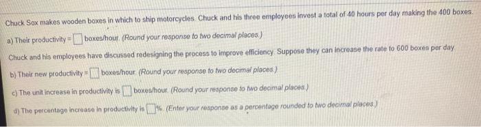 Chuck Sox makes wooden boxes in which to ship