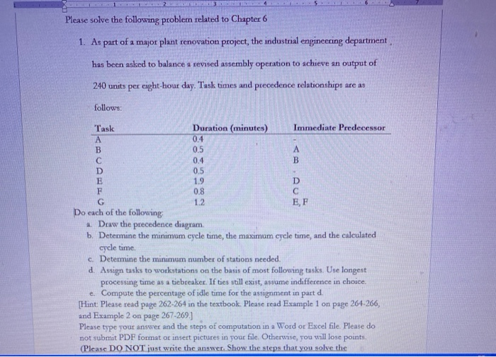 Please solve the following problem related to