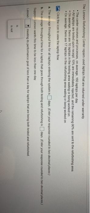 The Lenovo Refurbishing Center repairs used