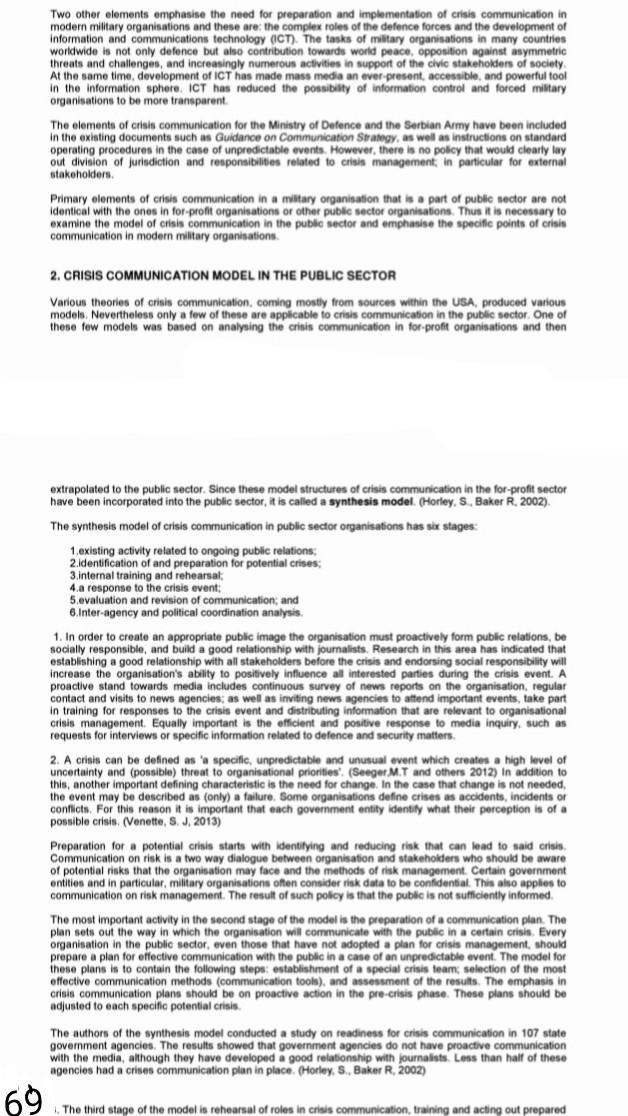 plz giveconclusion Two other elements emphasise