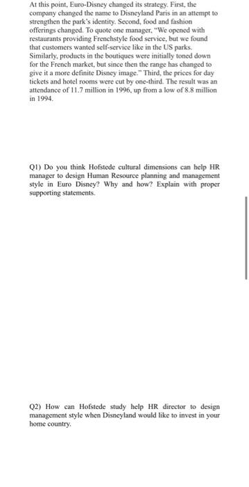 Until 1992, the Walt Disney Company had