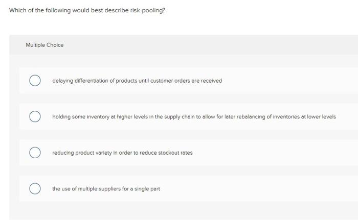 Which of the following would best describe