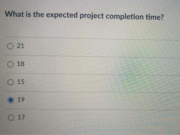 TIMES (DAYS) IMMEDIATE ACTIVITY PREDECESSORS