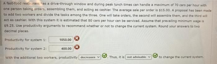 A fast-food restaurant has a drive-through window