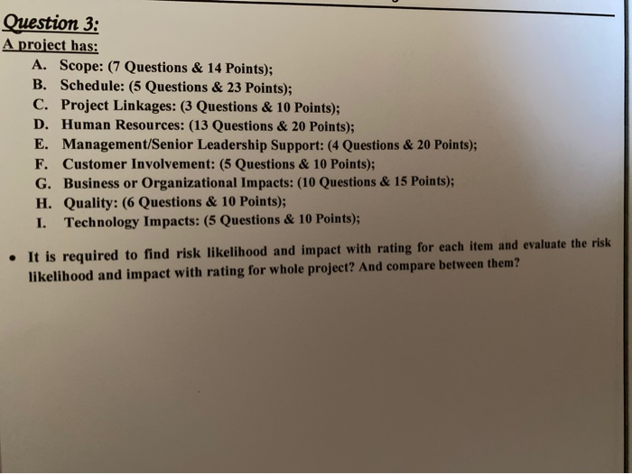course name construction estimating Question 3: A
