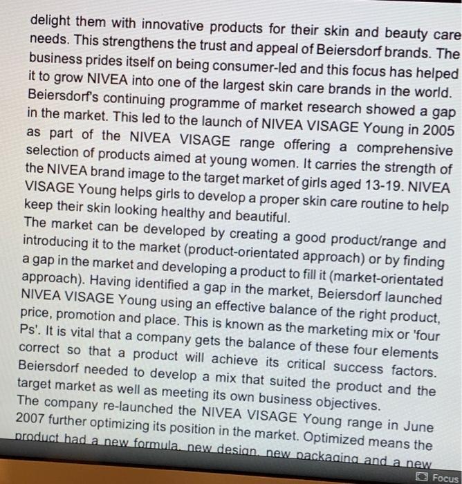 3. CASE STUDY Read the following Case Study and