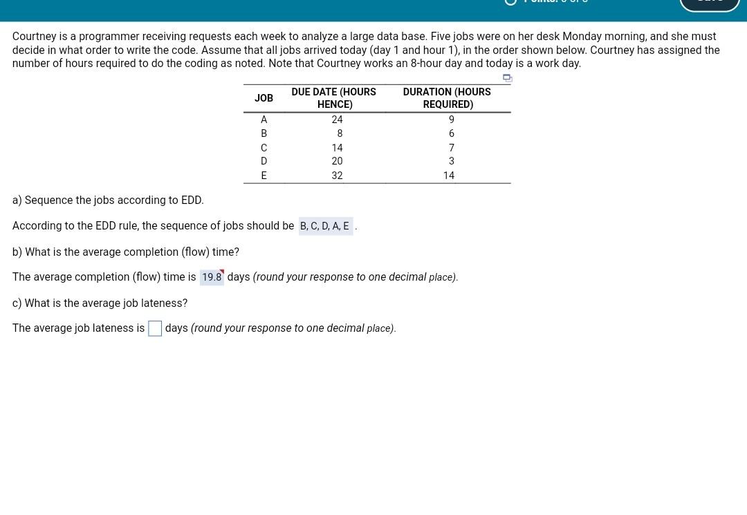 I need a professional answer Courtney is a