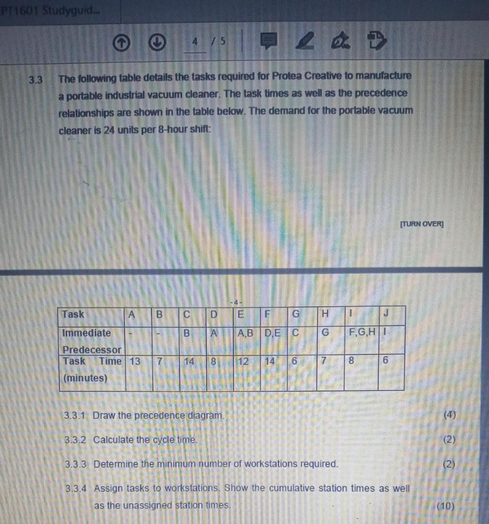 MAY YOU PLEASE ASSIST WITH ONLY QUESTION 3.4