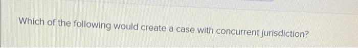 Which of the following would create a case with