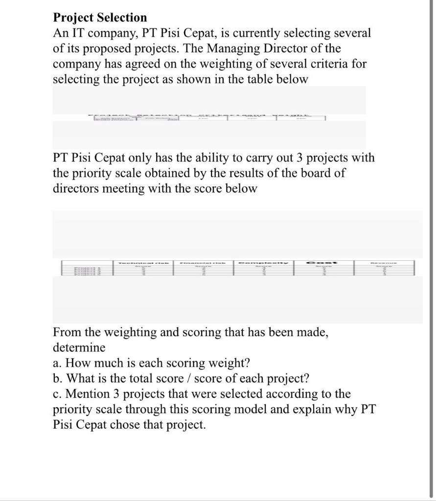 Scope Management 1. in. A company will undertake