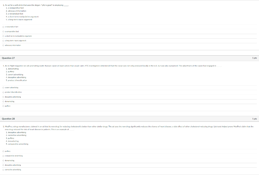 1. An ad for a soft drink that uses the slogan