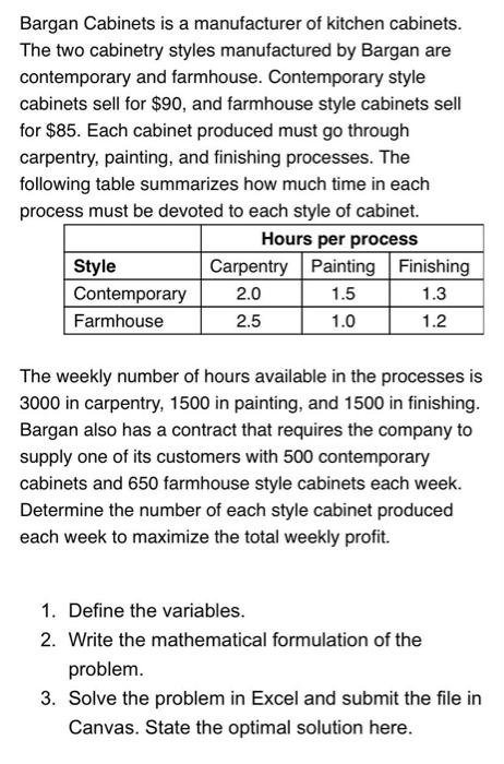 Bargan Cabinets is a manufacturer of kitchen