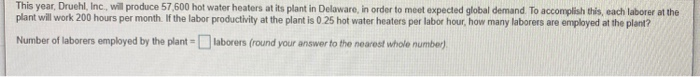 This year, Druehl, Inc., will produce 57,600 hot