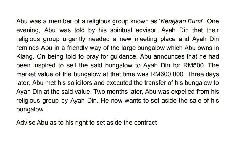 The Subject is Commercial law Answer the question