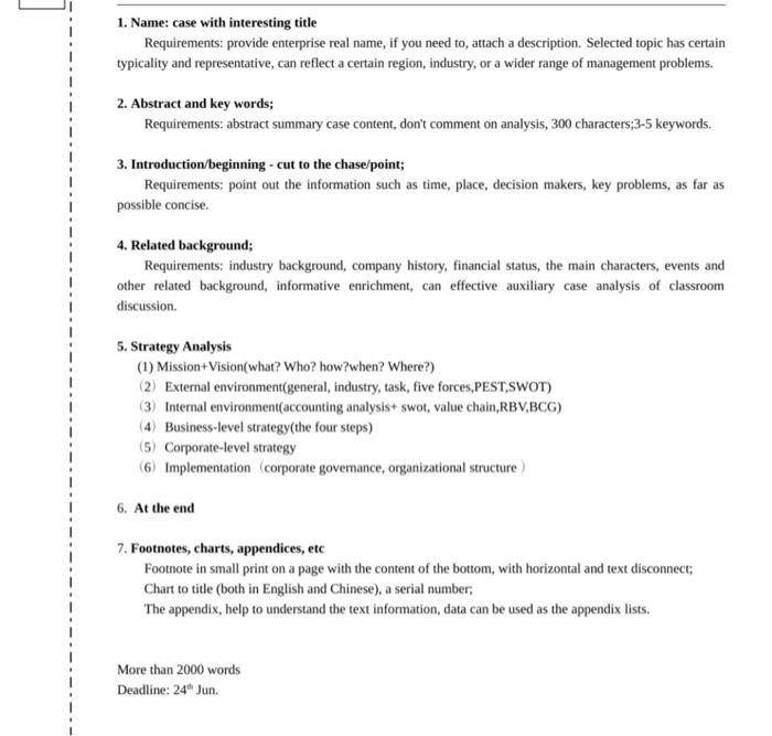 1. Name: case with interesting title