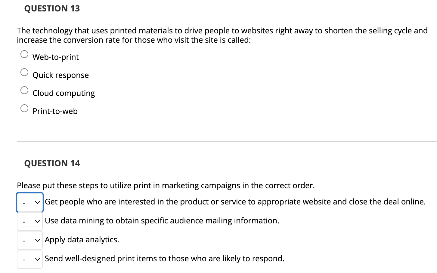 The technology that uses printed materials to