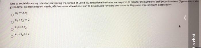 Due to social distancing rules for preventing the