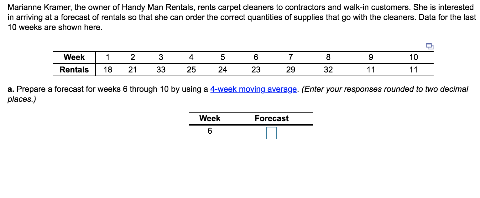 Marianne Kramer, the owner of Handy Man Rentals,