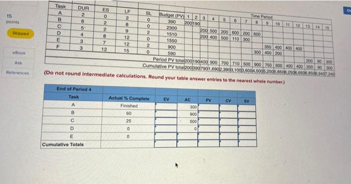 please make it clear where each answer belongs