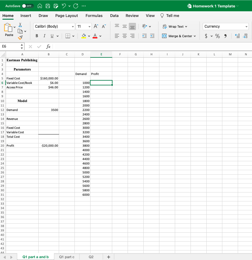 I need to put this information on EXCEL using