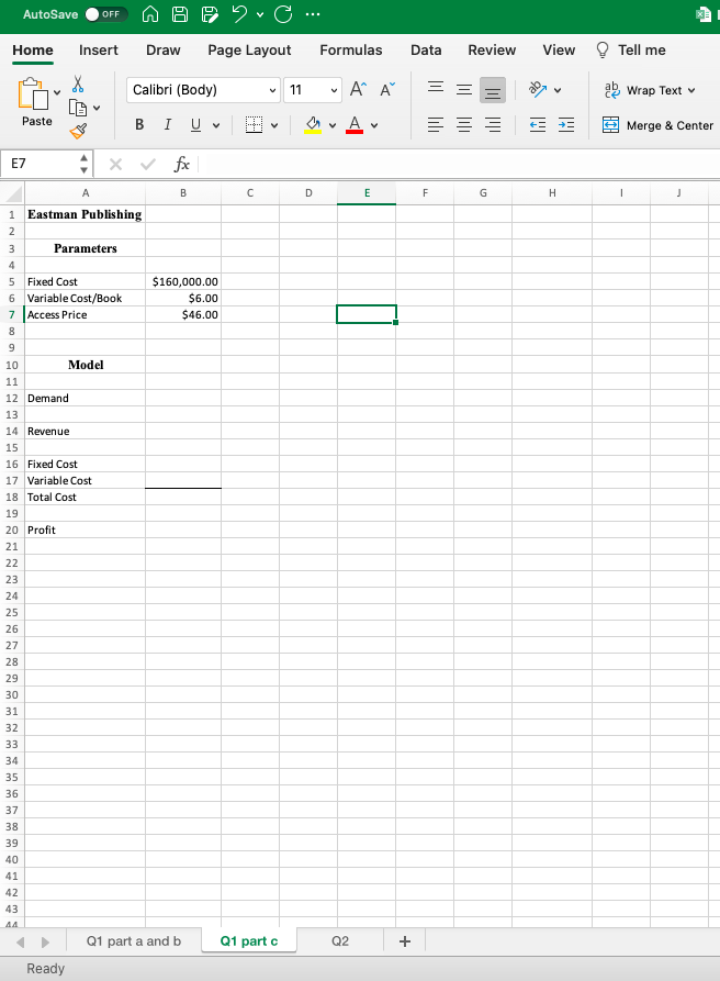 I need to put this information on EXCEL using