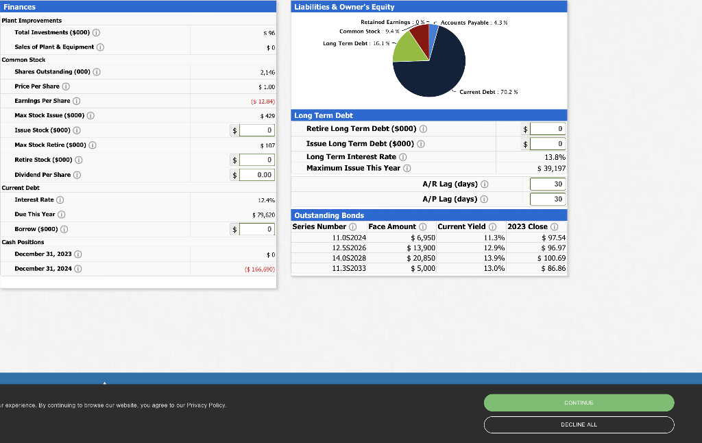 Please help me to lower the cash position number